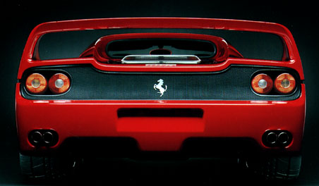 Ferrari F50's tail. Permission pending September 1996