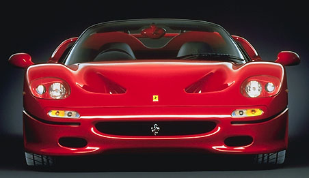 Ferrari F50's front. Permission pending September 1996